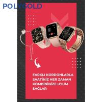 G12 Plus Amoled 3 Kordonlu Bileklik Hediyeli 38mm Akıllı Saat